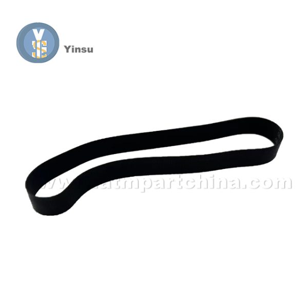 1750044961 Black ATM Machine Parts Wincor Flat Belt For Stacker