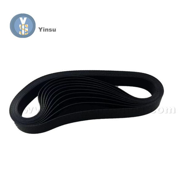 1750044961 Black ATM Machine Parts Wincor Flat Belt For Stacker