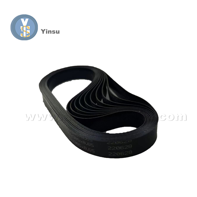 1750044961 Black ATM Machine Parts Wincor Flat Belt For Stacker 