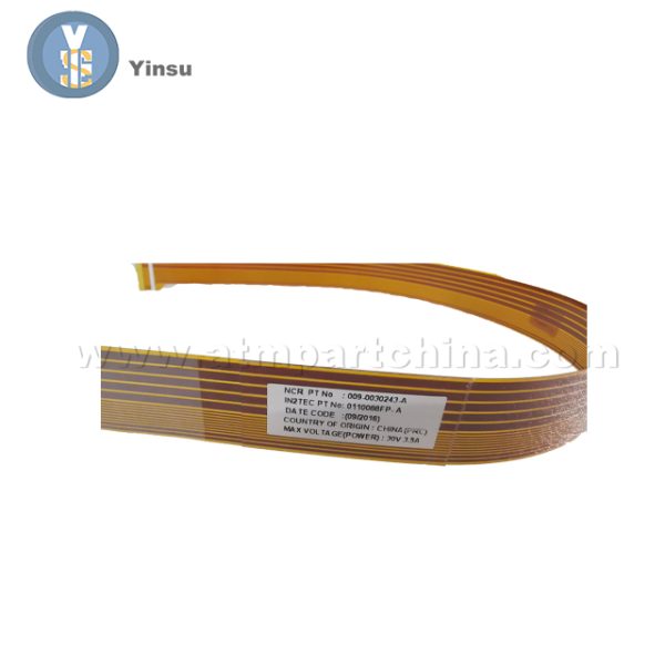 009-0030243 ATM machine part of NCR FLEX circuit S2 transport UMBILICAL LONG 515